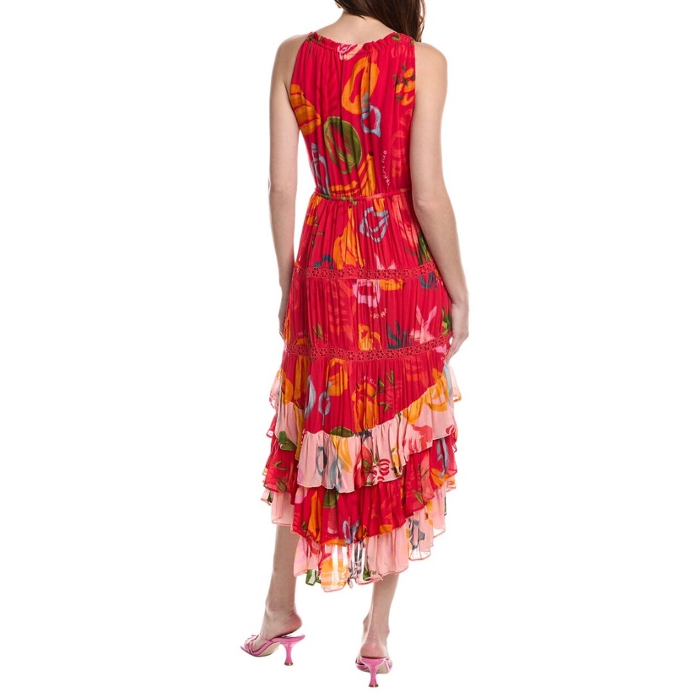 Farm Rio Mixed Fruits Ocean Maxi | Sz M - Picture 2 of 5